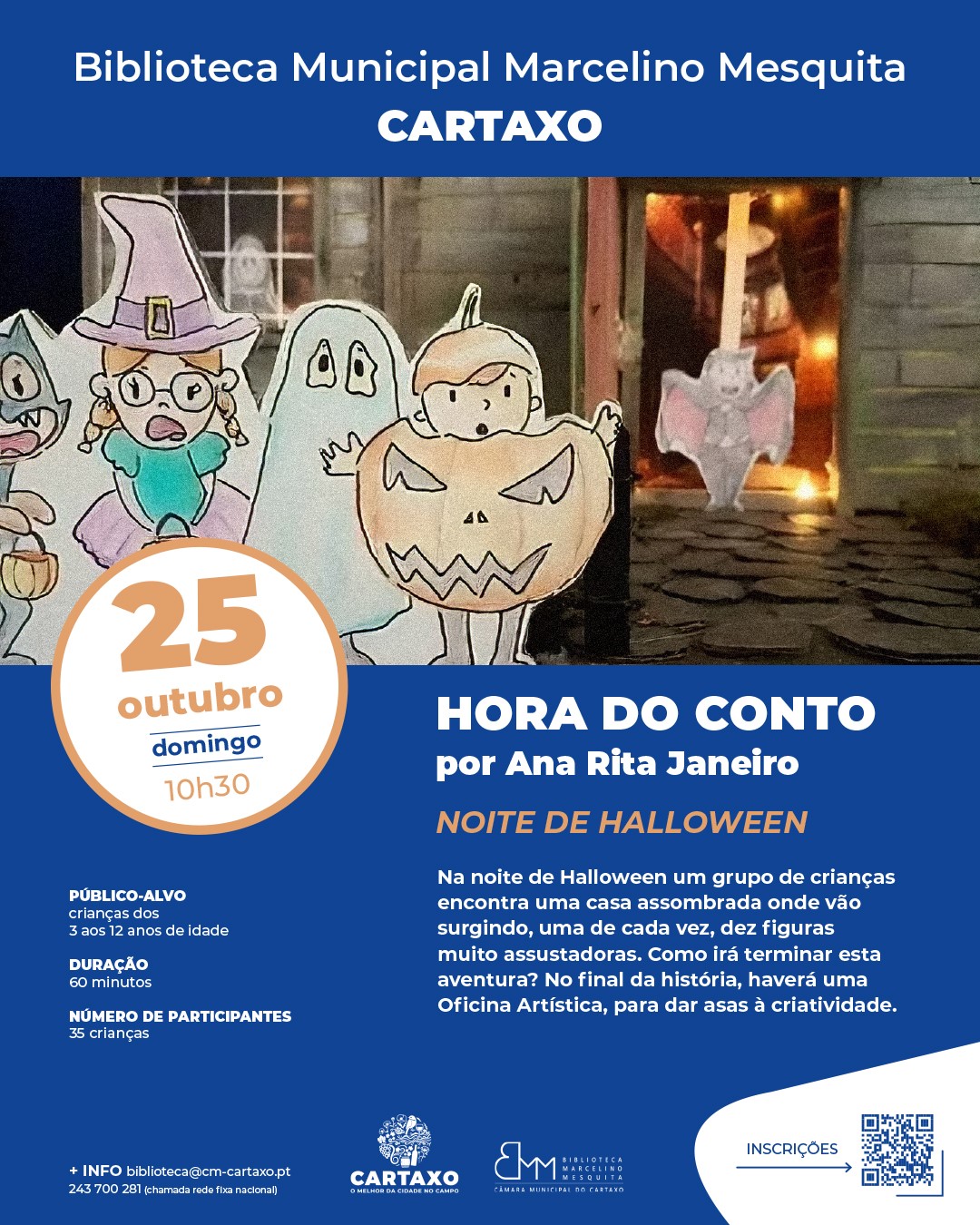 Hora do Conto com Ana Rita Janeiro-Noite de Halloween